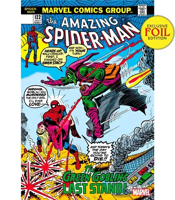 Buy Marvel Amazing Spider-Man #122 Unknown Comics Nakayama FOIL Virgin Ltd Variant • 26.99£