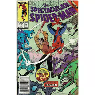Buy Spectacular Spider-Man (1976 Series) #147 Newsstand In NM Minus. [k~ • 20.55£