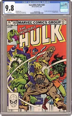 Buy Incredible Hulk #282 CGC 9.8 1983 3985907009 • 275.93£