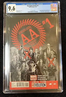 Buy Avengers Arena #1, CGC 9.6, February 2013, Direct Edition, 1st App. Apex, Nara • 48.14£