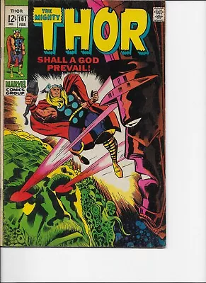 Buy Thor #161 Galactus Vs Ego - Marvel Comics • 35.75£