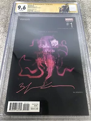 Buy Venom 1 CGC SS 9.6 Sienkiewicz Hip Hop Album Variant 1/17 Custom Label • 118.76£