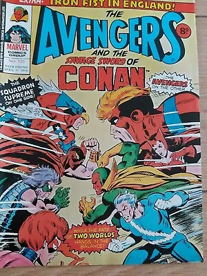 Buy Vintage Avengers Marvel UK Comic 1976  No 135 Excellent Condition  • 5£