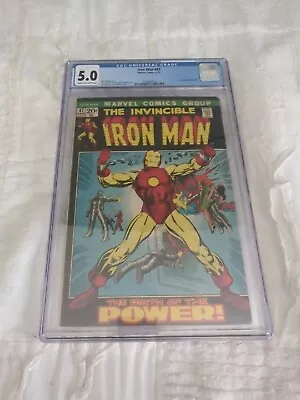Buy Iron Man 47 Cgc 5.0 Origin Of Iron Man Retold Roy Thomas Story • 79.43£