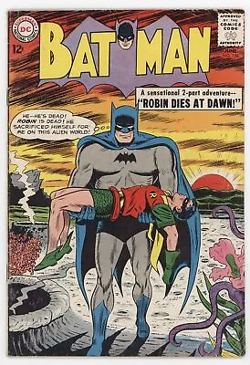 Buy Batman 156 DC 1963 FN 1st Dr Hurt Robin Dies At Dawn Sheldon Moldoff • 237.46£