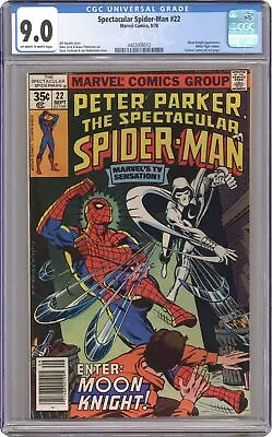 Buy Spectacular Spider-Man Peter Parker #22 CGC 9.0 1978 4402008012 • 70.90£