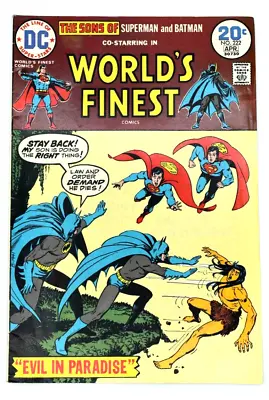 Buy World’s Finest Comics Number 222, 1973 DC Comics Batman + Superman Bronze Age VF • 7.90£