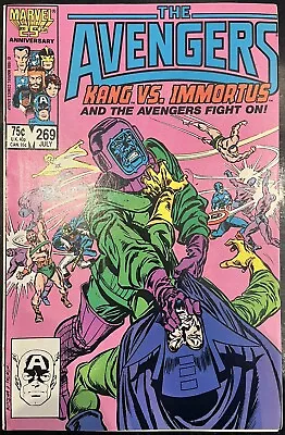 Buy Marvel Comics Avengers #269 1986 Bronze Age Key Immortus Vs Kang NM • 14.99£