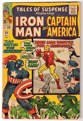 Buy Marvel Comics VGF 5.0 TALES OF SUSPENSE  #60 Captain America • 48.99£
