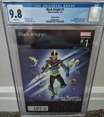 Buy Black Knight #1 CGC 9.8 (2016) Hip Hop Variant Lupe Fiasco Homage MCU Marvel • 72.74£
