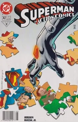 Buy Action Comics #747 (Newsstand) FN; DC | Superman Puzzle Cover - We Combine Shipp • 7.98£