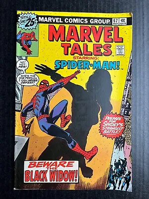 Buy MARVEL TALES #67 May 1975 Amazing Spider-man #86 Reprint Black Widow Costume • 14.39£
