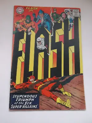 Buy Dc: The Flash #174, Speedster Vs Six Super-villains, 1967, Vg/fn (5.0)!!! • 20.01£