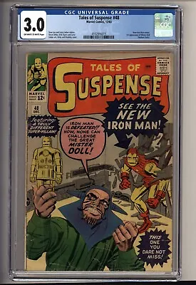 Buy Tales Of Suspense #48 Dec 1963 CGC 3.0 Marvel 1st Mister Doll New Armor • 243.85£