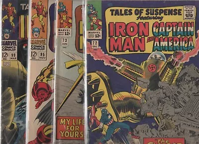 Buy Tale Of Suspense #72, #73, #95 & #99   Lot Of 4 (1965-1968, Marvel Comics) • 143.91£