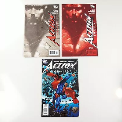 Buy Action Comics #844 + Kubert Variant + 2nd Print Lot 2006 DC 1st Kryptonian Child • 8.02£