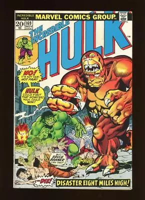 Buy Incredible Hulk 169 VG+ 4.5 High Definition Scans * • 9.49£