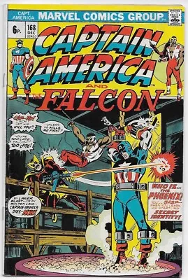 Buy Captain America #168 Marvel Comics 1973 Bronze Age (FN+) 1st Baron Zemo . Pence • 19.99£