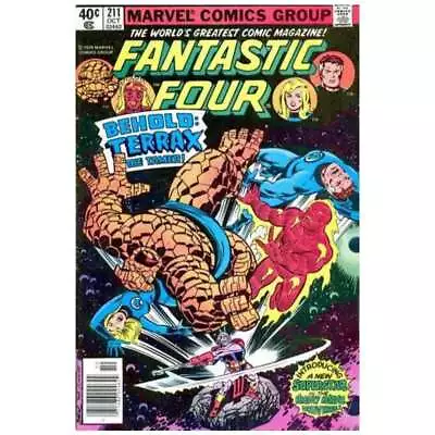 Buy Fantastic Four (1961 Series) #211 Newsstand In F + Condition. Marvel Comics [j; • 34.29£