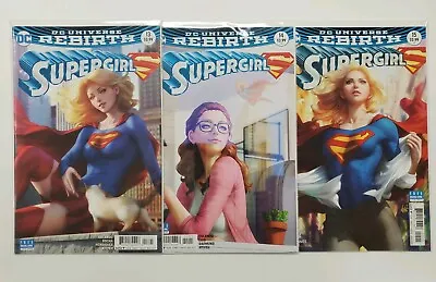 Buy Supergirl (DC 2016) #13 - 14 - 15 ArtGerm Variants! NM- • 19.12£