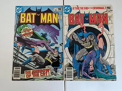 Buy Batman Issues 323 & 324 Catwoman 2 Part Story DC Comics Catman Villain 1980 • 19.71£