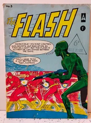 Buy The Flash Silver Age Thorpe & Porter DC Comic #3 Wonder Woman 1962 UK • 39£