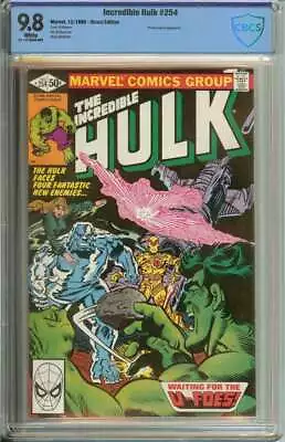 Buy Incredible Hulk #254 Cbcs 9.8 White Pages // Origin/1st Appearance Of The U-foes • 623.63£