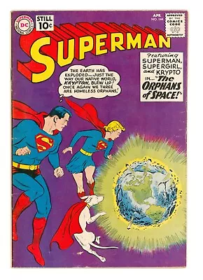 Buy Superman #144 VFN- 7.5 Classic Earth Explodes Cover • 149£