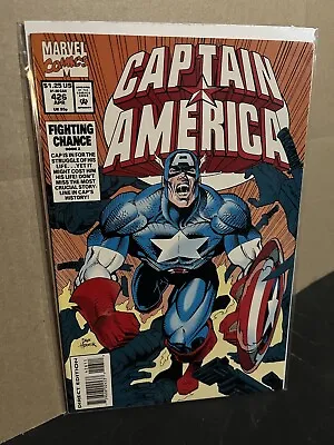 Buy Captain America 426 🔥1994 Fighting Chance Part 2🔥Marvel Comics🔥NM • 5.59£