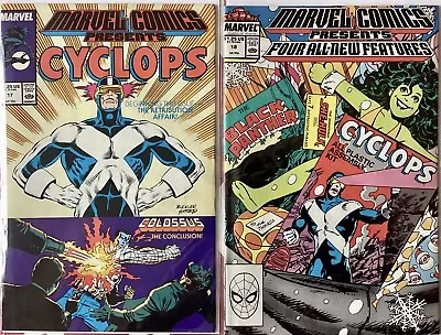Buy ‘Marvel Comics Presents’ # 17, 18, Cyclops, 2 Comic Bundle, Good, Bagged/Boarded • 4.99£