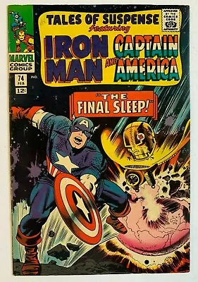 Buy TALES OF SUSPENSE #74, Marvel Comics, Our Grade 8.0, Iron Man, Captain America • 59.75£