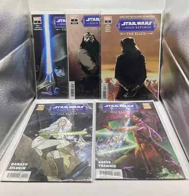 Buy Comic Lot Of 5 - Star Wars High Republic The Blade #1-3, & Two Variants Of #4 • 19.91£