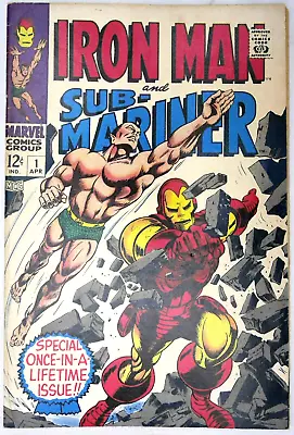 Buy Iron Man And Sub-mariner #1 One Off Special Issue Marvel Comics (1968) • 129.95£