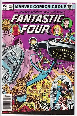 Buy Marvel Fantastic Four Vol 1 Issue #205 Comic Nova Corps Key 1979 When Worlds Die • 19.73£