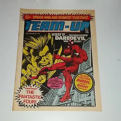 Buy Marvel Team Up #12 3rd December 1980 Daredevil British Weekly Comics ^ • 5.99£