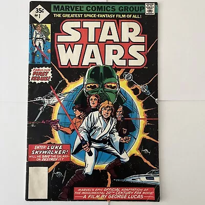 Buy Star Wars #1 1st Darth Vader 35 Cent Whitman Reprint Marvel Comics 1977 VG+🔥🔑 • 19.95£