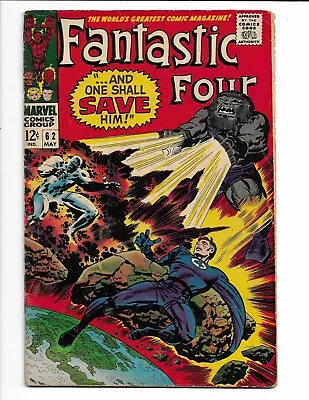Buy Fantastic Four 62 - Vg 4.0 - 1st Appearance Of Blastaar - Black Bolt (1967) • 40.16£