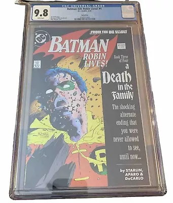 Buy Batman #428 Facsimile Foil CGC 9.8. Mike Mignola Cover Variant Robin DC Comics • 48.26£