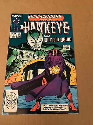 Buy Solo Avengers Starring Hawkeye And Doctor Druid #10. Marvel Comics • 2.99£
