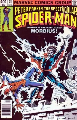 Buy The Spectacular Spider-Man #38 (1980) Morbius Appearance • 16.31£