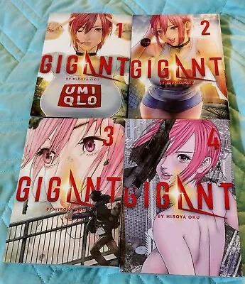 Buy Gigant Volumes 1 2 3 4Lot Hiroya Oku Seven Seas Manga English Version  • 44.77£