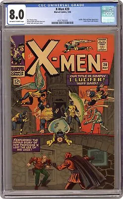 Buy Uncanny X-Men #20 CGC 8.0 1966 4031792009 • 268.57£