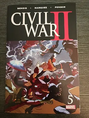 Buy Civil War II #5 Cover A Regular Marko Djurdjevic Cover By Marvel 2016 NM • 3.98£