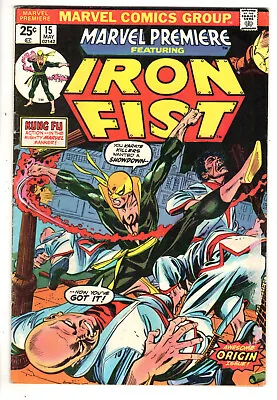 Buy Marvel Premiere #15 (1974) - Grade 3.5 - Origin & 1st Appearance Of Iron Fist! • 96.07£