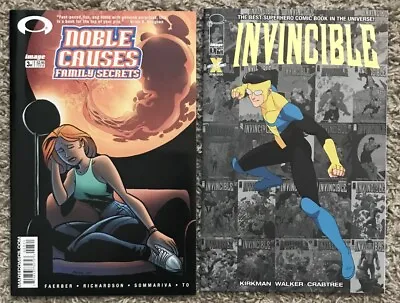 Buy Invincible Noble Causes 3 1st Invincible Cameo, Invincible 1 Facsimile Variant • 31.62£