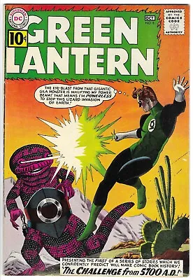 Buy GREEN LANTERN #8 Higher Grade VF 8.0 1st 5700 AD, Classic Gil Kane Cover NICE! • 236.98£