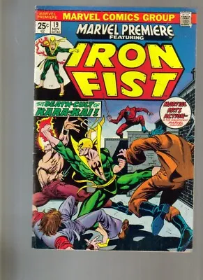 Buy Marvel Premiere   Iron Fist  Vol. 1 # 19 Vfn-nm. Cond. 1974 Bagged & Boarded • 31.34£