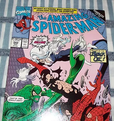 Buy The Amazing Spider-Man #342 Vs. The SCORPION From Dec. 1990 In VF (8.0) Con. • 11.14£