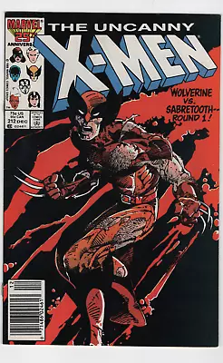 Buy Uncanny X-Men 212 1st Battle Wolverine Vs Sabretooth Newsstand Marvel Comic 1986 • 23.65£