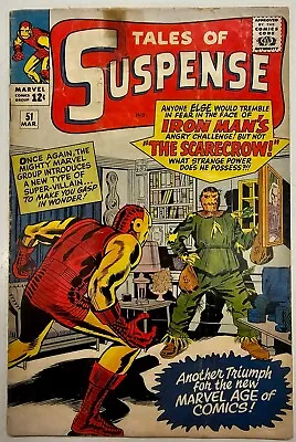 Buy Marvel Comic Silver Age Key Issue Tales Of Suspense 51 1st Scarecrow • 5.19£
